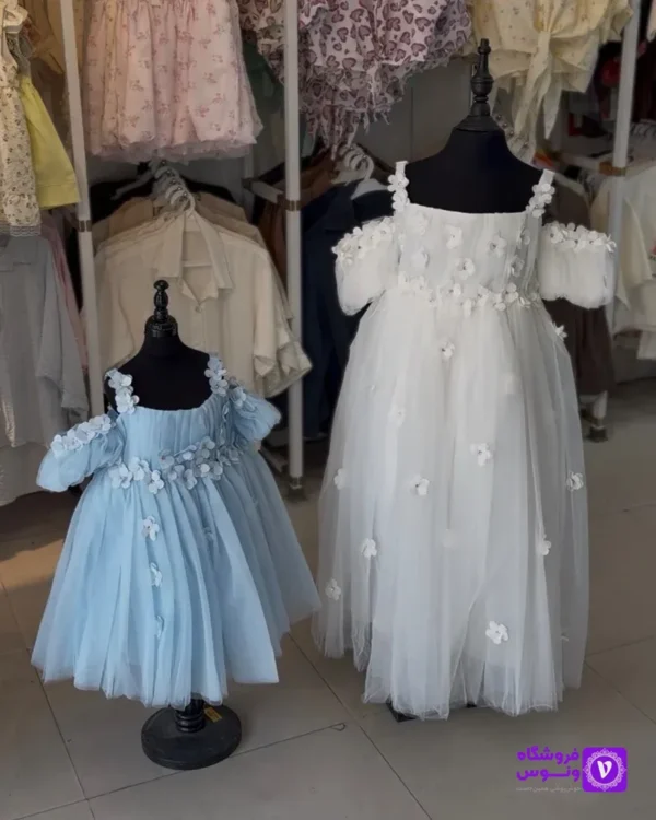 پیراهن دخترونه شکوفه – تصویر 2