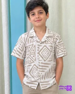 پیراهن پسرونه چاپی – تصویر 2